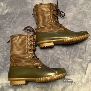 MADDEN Girl Flurry Size 7.5 Hunter Green Rain Outdoor Boots